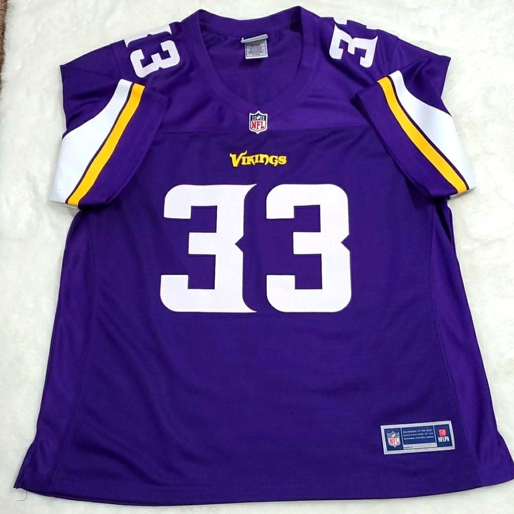 WOMENS MINNESOTA VIKINGS DALVIN COOK PURPLE JERSEY - Picture 3 of 10